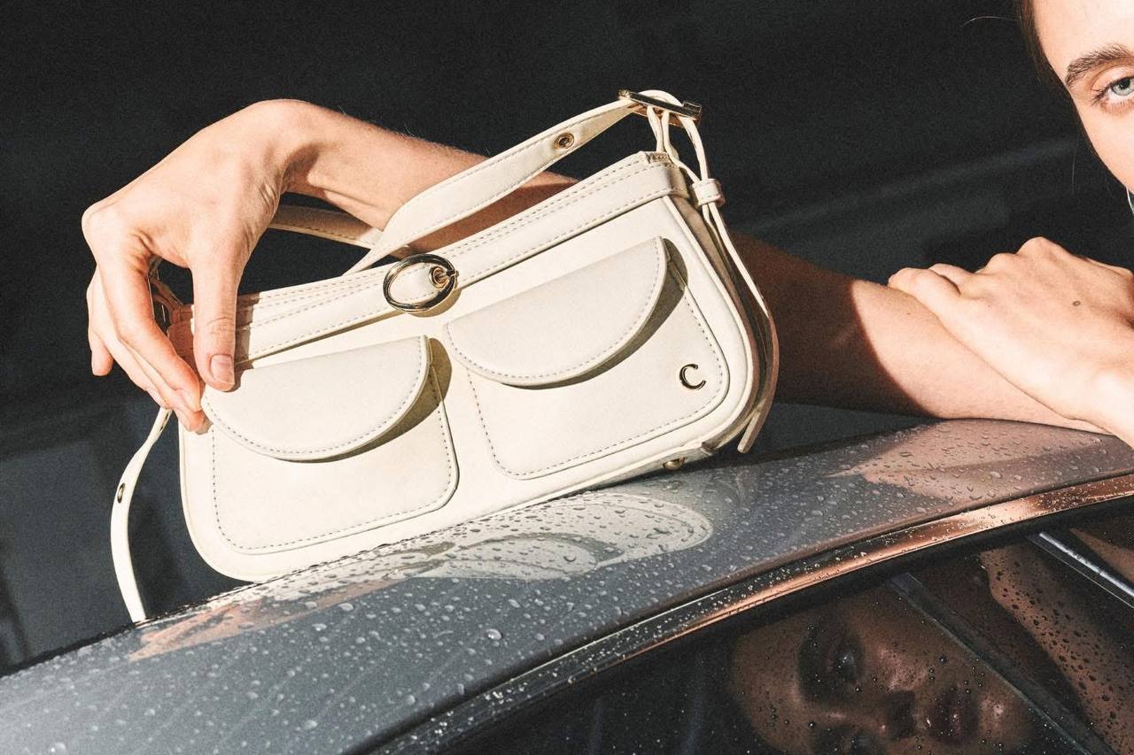 White : Handbags For women with Clean and effortlessly