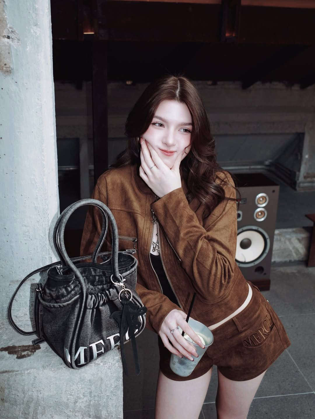 (Pre - oder 7- 10 วัน )- Merge Signature Denim Edition สีดำ