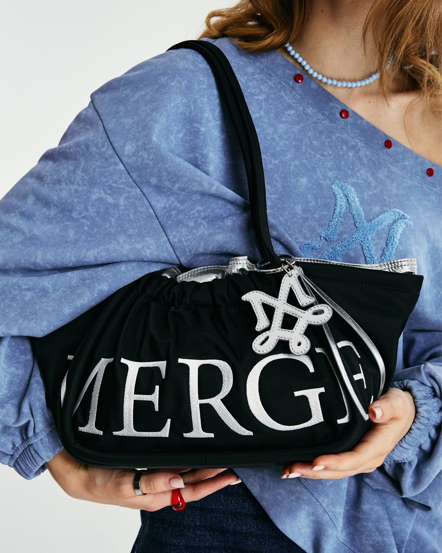 พร้อมส่ง A DAY BAG Medium Short - Size M   - Black 🖤