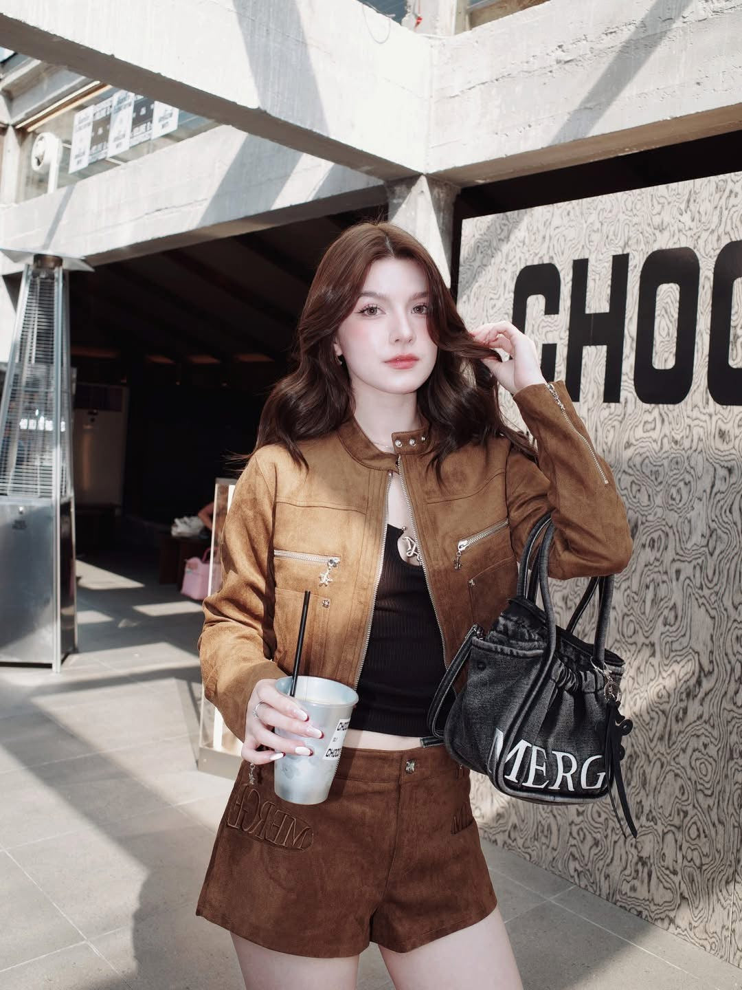 (Pre - oder 7- 10 วัน )- Merge Signature Denim Edition สีดำ