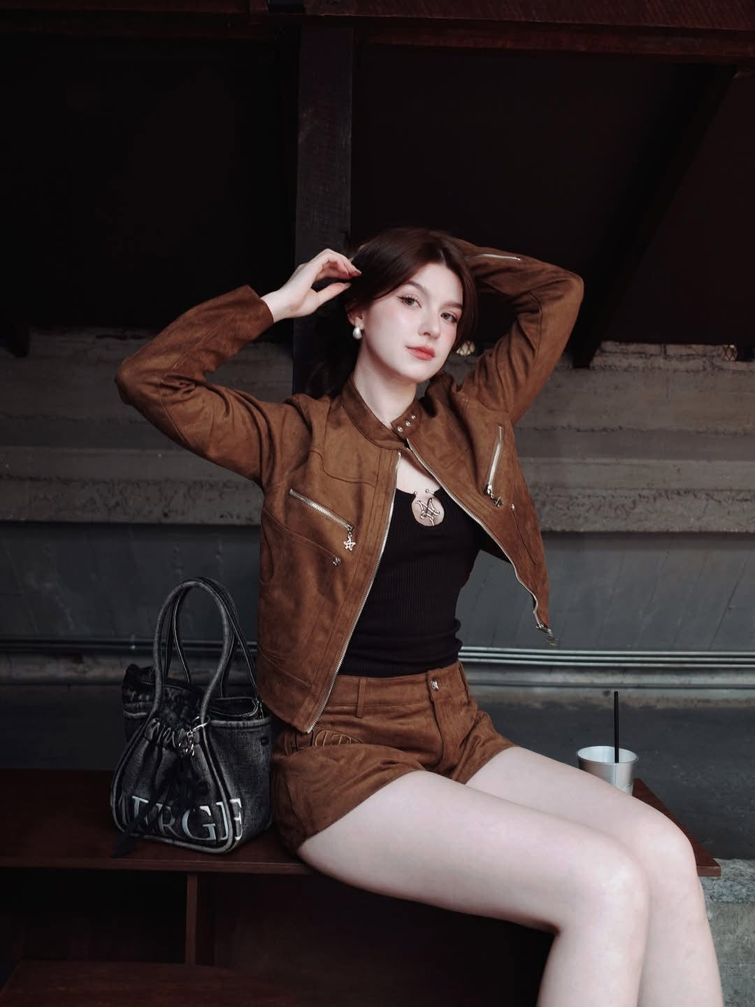 (Pre - oder 7- 10 วัน )- Merge Signature Denim Edition สีดำ