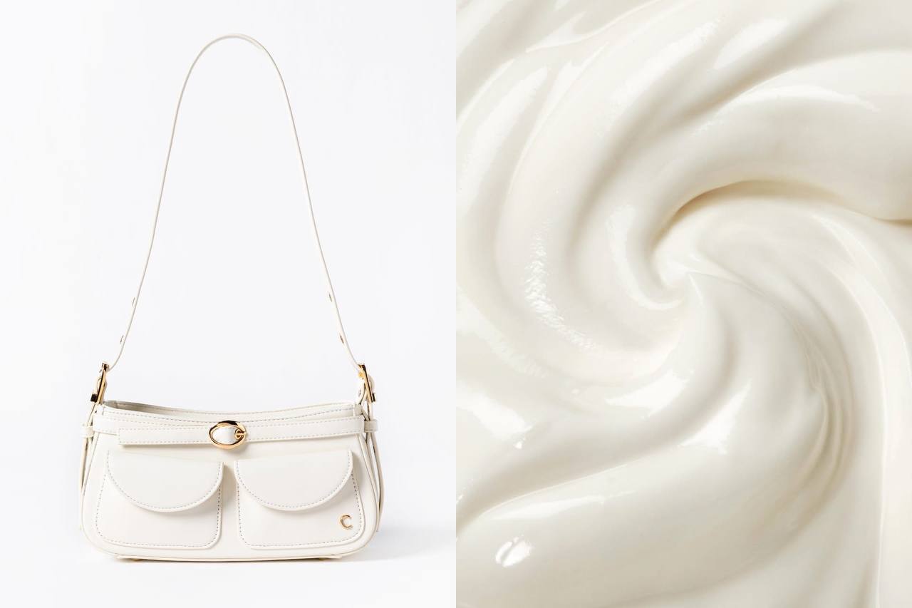 White : Handbags For women with Clean and effortlessly