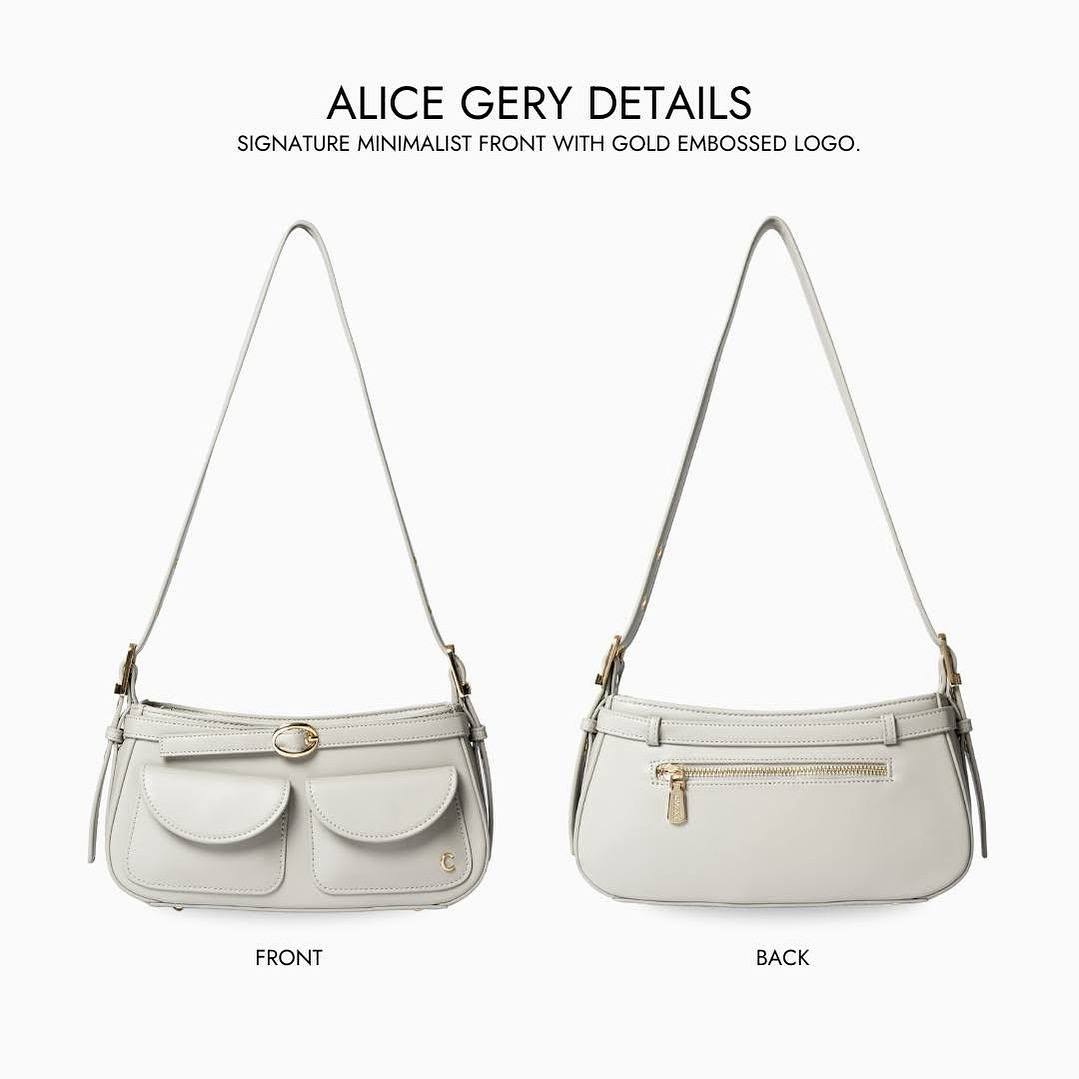Luxury Handbags Glacier Grey