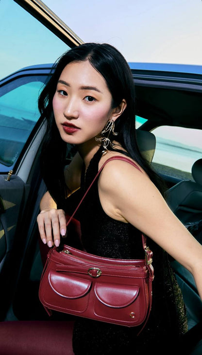 COZii - Red Shoulderbags Red colour  designed for working women