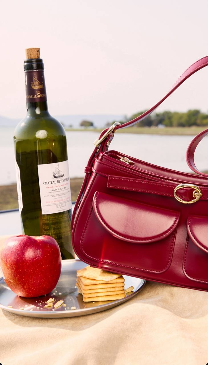 COZii - Red Shoulderbags Red colour  designed for working women